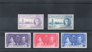 Mauritius G V1 1937&46 Coronation&victory Nhm photo