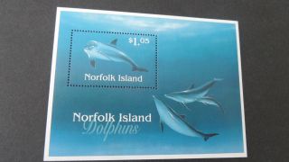 Norfolk Island 1997 Ms642 Dolphins photo