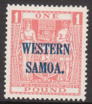 Western Samoa 1945 1948 Sg210 Mm Stamp Wmk 98 photo