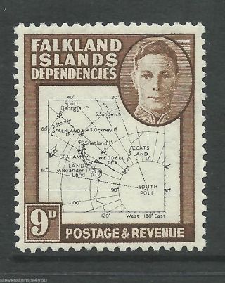 Falkland Islands Dependencies - 1948 - Sgg15 - Cv £ 25.  00 - Mounted photo