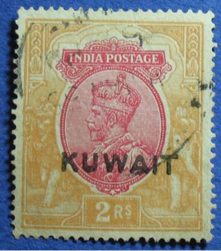 1929 Kuwait 2r Scott 32 S.  G.  26w Cs02533 photo