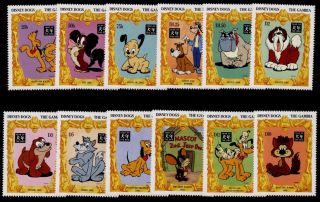 Gambia 1499 - 1513 Disney,  Pluto,  Year Of The Dog photo