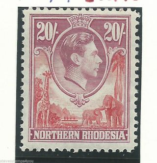 Northern Rhodesia - 1938 To 1952 - Sg45 - Cv £ 65.  00 - Mounted photo