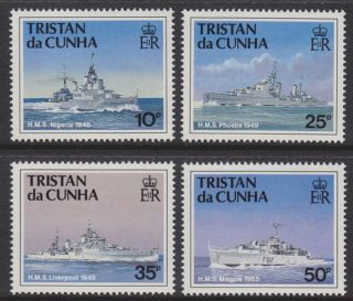 Tristan Da Cunha - 1994 Ships Of The Royal Navy (3rd Series) (4v) Um / photo