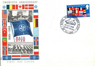1969 Royal Visit To The Western Fleet At Torbay Commemorative Cover photo