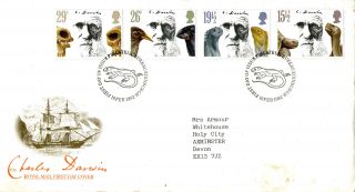 10 February 1982 Charles Darwin Royal Mail First Day Cover Bureau Shs (a) photo
