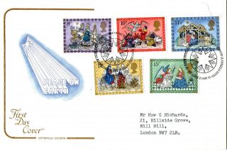 21 November 1979 Christmas Cotswold First Day Cover Bethlehem Shs photo
