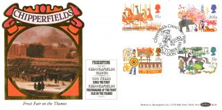 5 October 1983 British Fairs Benham Bls 6 First Day Cover Chipperfield Circus photo