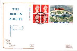12 May 1999 Berlin Airlift Label Cyl Cotswold First Day Cover Raf Lyneham Shs photo