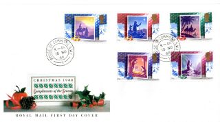15 November 1988 Christmas Royal Mail First Day Cover House Of Commons Sw1 Cds photo