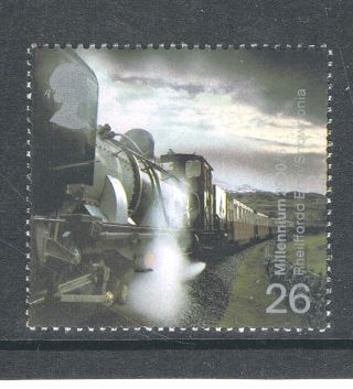 Garratt Steam Locomotive No 143 Welsh Highland Railway On 2000 British Stamp photo