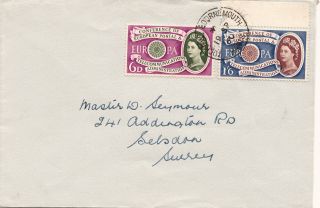 (21901) Gb Fdc Europa Cept - Bournemouth Cds 19 September 1960 photo