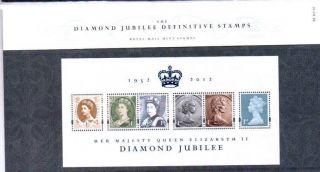 Special Price Diamond Jubilee Mini Sheet Presentation Pack 2012 photo