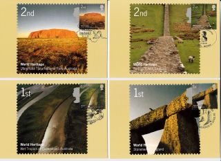 2005 World Heritage Sites Phq Cards With Related Front Fdi Handstamps No 275 photo