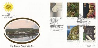 (31323) Gb Benham Fdc National Trust Gondala - Coniston 11 April 1995 photo