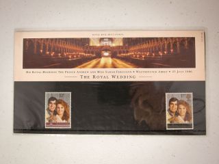 The Royal Wedding 1986 Royal Mail Stamp Pack - Prince Andrew & Fergie photo