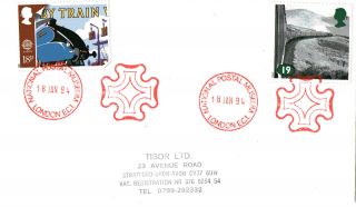 18 January 1994 Age Of Steam Cover National Postal Museum London Ec1 Maltese Shs photo