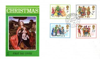 22 November 1978 Christmas Philart First Day Cover House Of Commons Sw1 Cds photo
