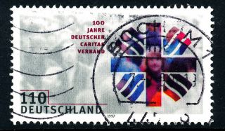 B610 Germany 1997 Sg2824 110pf Centenary Of Deutscher Curitas Verband photo
