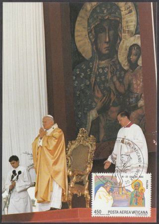 Vatican City Maxicard 1986 - Pope John Paul Ii ' S Journeys Poland Czestochowa photo