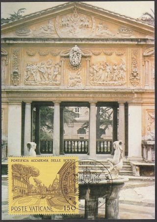 Vatican City 1984 Maxicard - Pontifical Academy Of Sciences (building) photo