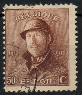 Belgium 1920 Government Restored To Brussels Issue 50c Value photo