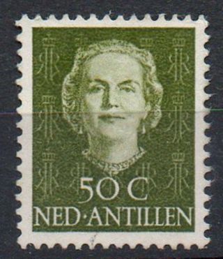 Netherlands Antilles 1950/79 Queen Juliana Issue 50c Value Mounted photo