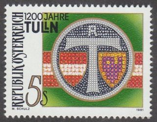 Austria 1991 Stamp - 1200th Anniversary Tulln photo