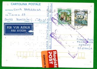 Italy - Postal Stationery In Braille With 250 Lire Castles 16 - 1 - 2001 Monza (mb) photo