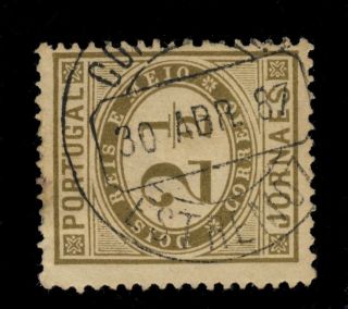 Portugal - 1887 - Minr.  46ab 2 1/2r Cancelled By Estremoz Circular Date Stamp photo