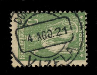 Portugal - 1921 - Minr.  225cx 4c Cancelled By Vizela Circle Date Stamp photo