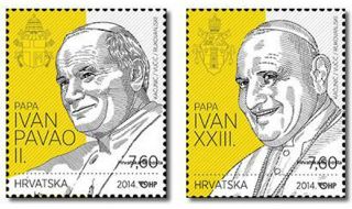 Croatia Canonisation Of Two Popes Pope John Paul Ii And Pope John Xxiii 2014 photo