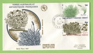 French Antarctic Territory 1987 Plants Issue First Day Cover photo
