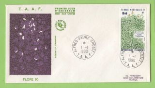 French Antarctic Territory 1990 Plants Issue First Day Cover photo