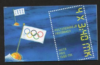 Finland Scott 1008a Complete Booklet - Olympics (1996) photo