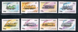 Tanzania 1991 Phila Nippon Locomotives Sg 938/45 photo