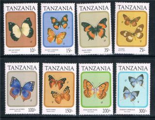 Tanzania 1991 Butterflies Sg 956/63 photo