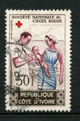Ivory Coast 1964 Sg 242 Red Cross A49127 photo