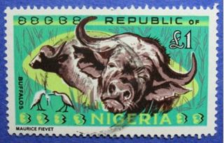 1966 Nigeria 1p Scott 197 S.  G.  185 Cs06007 photo