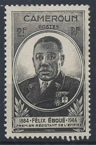 Cameroun 1945 Sg223 2f Black Felix Eboue Mh A 019 photo