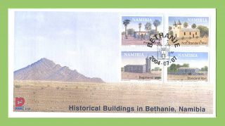 Namibia 2004 Historical Buildings In Bethanie First Day Cover photo