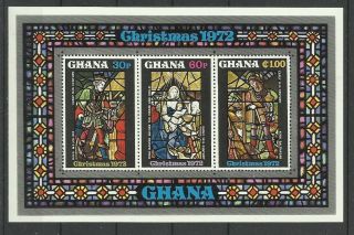 1326.  Ghana 1972 Christmas S/s photo