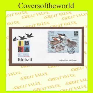Kiribati 199 Nurnberg Exhibition,  Ducks Miniature Sheet First Day Cover photo