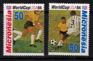 Micronesia 1994 Sc 196 - 197 World Cup photo