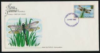 Tuvalu 201 Fdc Insects,  Dragonfly photo
