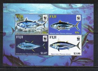 Fiji 2004 Wwf Tuna Ss - - Attractive Marine Life/fish Topical (1006) photo