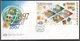 Malaysia 1997 50 Years Of Organised Philately Malpex S/s Fdc Cover photo