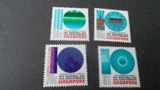 Singapore 1973 Sg 256 - 259 10th National Day - - Post - - - - photo