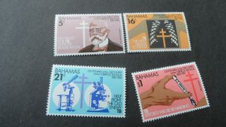 Bahamas 1982 Sg 612 - 615 Cent Of Discovery Of Tubercle Bacillus photo