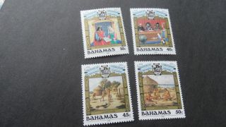 Bahamas 1988 Sg 819 - 822 500th Anniv Discovery Of America By Columbus. photo